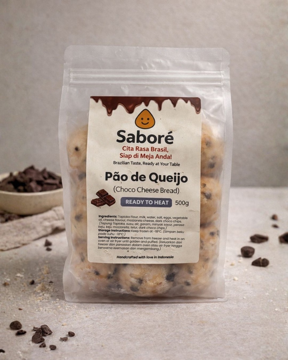 Pão de Queijo Coklat 500 g
